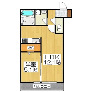 D-room西大路五条【3階】の間取り