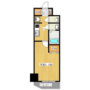 グラマシー京都(旧 リエトコート塩小路堀川)【3階】の間取り