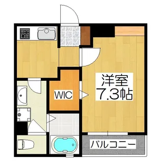 ベレオ大宮【3階】の間取り