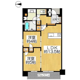 ルーシア京都烏丸御池【9階】の間取り
