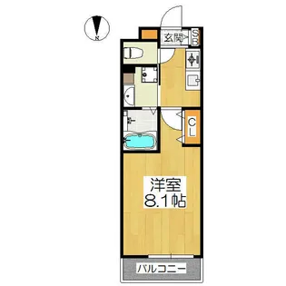 ベラジオ西陣聚楽II【3階】の間取り