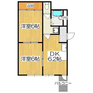 ハウスS&Y【2階】の間取り