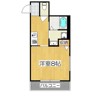 コンフォート円町【2階】の間取り