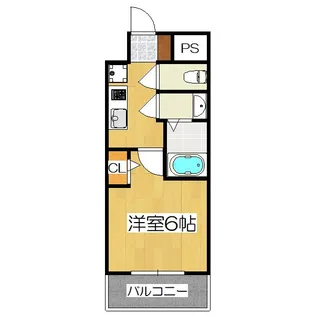 エステムコート京都梅小路公園【5階】の間取り