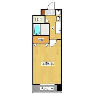 ハウスセゾン御所南【14階】の間取り