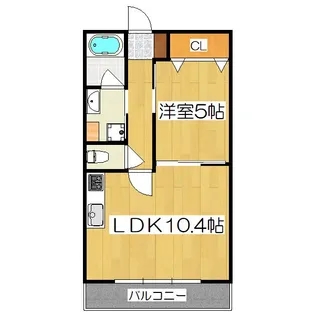 シュピア・メゾン油小路【5階】の間取り