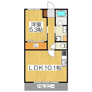 シュピア・メゾン油小路【3階】の間取り