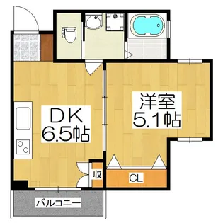 ウインドベル芦刈山【3階】の間取り