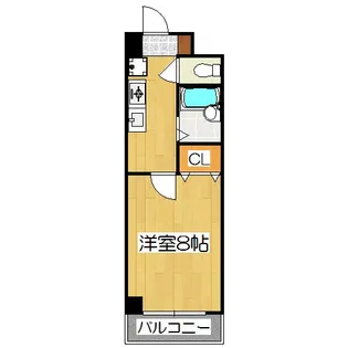 フェニックス堀川2【2階】の間取り