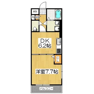 エスポワール仁【4階】の間取り