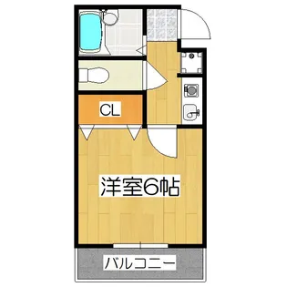 スカイロード御池【1階】の間取り