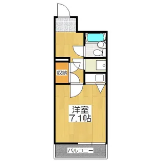 シカタアブニールビルディング【6階】の間取り