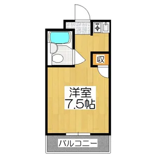 アドミラルマンション【3階】の間取り