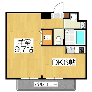 グランシャトレ【4階】の間取り