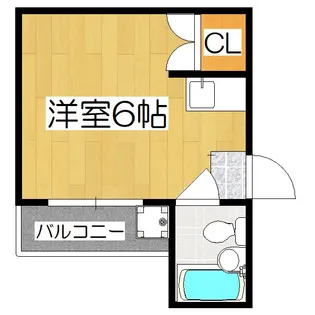 北浅ハイツ【1階】の間取り