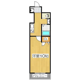 ブリリアンスITO【9階】の間取り