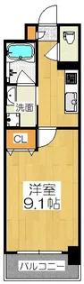 ベラジオ四条通【4階】の間取り