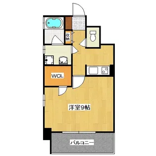 ハーモニアス西大路【6階】の間取り