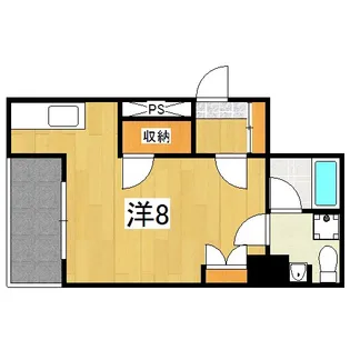アイアーツ七条大宮(旧ファービーストップコート東寺)【3階】の間取り