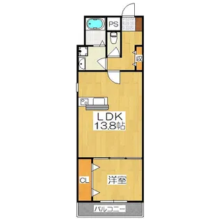 キンブリッジ壬生西院駅前【2階】の間取り