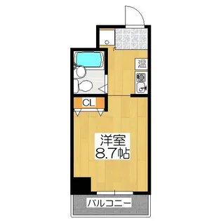 Gloire烏丸五条(グロワール)【9階】の間取り