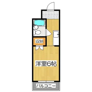 ハイツ都【2階】の間取り