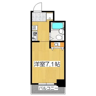 Gloire烏丸五条(グロワール)【11階】の間取り