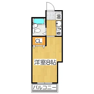 Gloire烏丸五条(グロワール)【11階】の間取り