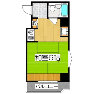 エクレーヌ御池【10階】の間取り