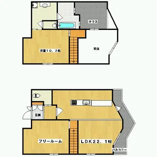 Grand E’terna京都【10階】の間取り