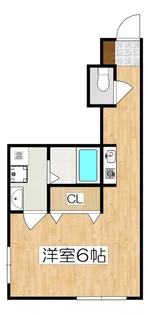 綾小路アパートメント【3階】の間取り