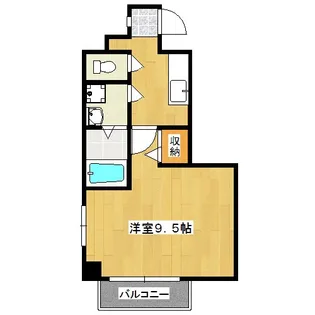 ビレイユ眞英烏丸五条【5階】の間取り