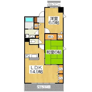メゾン油小路【7階】の間取り