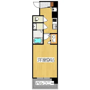 プレサンス京都四条大宮【4階】の間取り