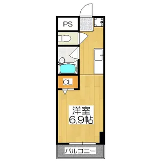 WILL-21 烏丸御池【3階】の間取り