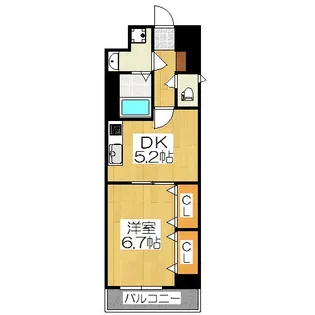 アーバネックス室町【5階】の間取り