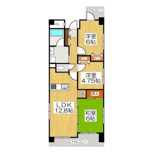 コムクオーレ【5階】の間取り