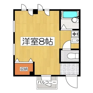 リバティ室町【4階】の間取り