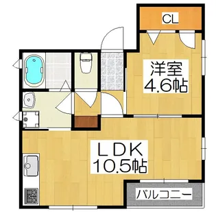 京洛舎 二人司【1階】の間取り