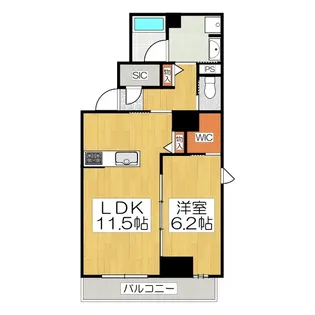 Sha Maison 御幸町御池【2階】の間取り