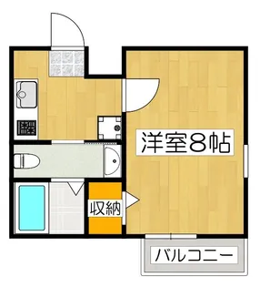 RAMS二条西【2階】の間取り