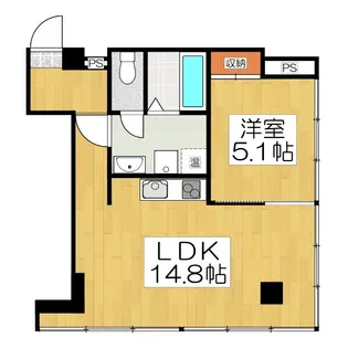 八木ビル【3階】の間取り