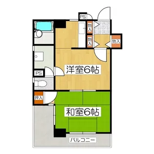 ライオンズマンション四条大宮【9階】の間取り