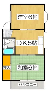 エクセレント小川【5階】の間取り