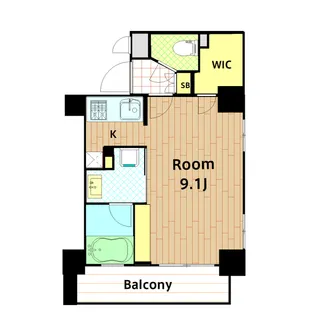 i casa shinagawa【103号室】の間取り