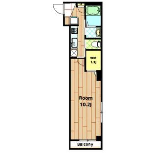 AQUA marine【206号室】の間取り