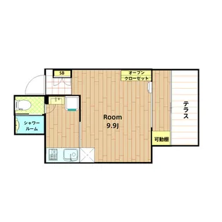 エチュード大森西【102B号室】の間取り