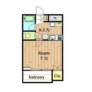 グランシャリオ【202号室】の間取り