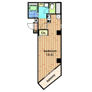 Gran Bros.Kasai【301B号室】の間取り