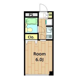 栗原ビル【201号室】の間取り